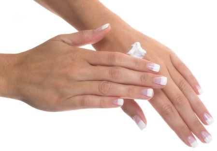 Using hand care solutions