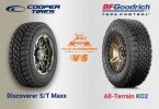 Cooper ST Maxx vs BFGoodrich KO2