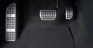 which pedal is the brake in an automatic car