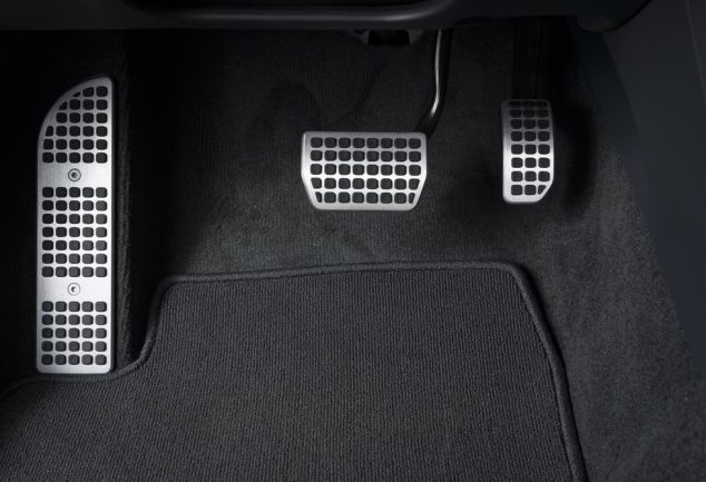 which pedal is the brake in an automatic car