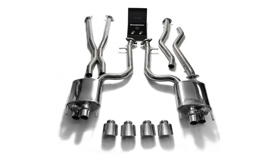 Header-back exhaust systems