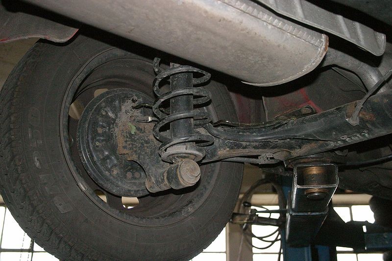 Damaged suspension system